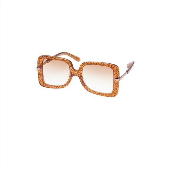 Karen Walker Brown Square Sunglasses main image 6